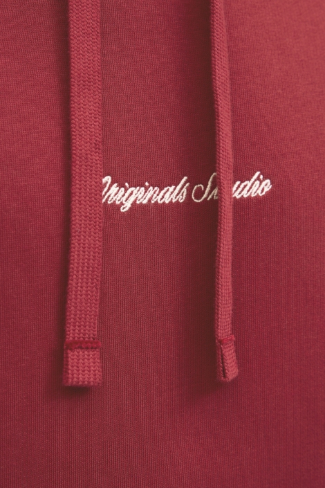 Jack & Jones rode heren sweater | Kleurstaal