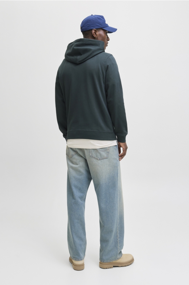 Jack & Jones groene heren sweater | Achteraanzicht