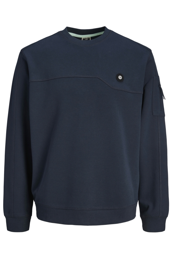 Jack & Jones blauwe heren trui | Vooraanzicht