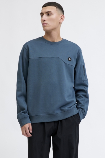 Jack & Jones JCOJOE SWEAT CREW NECK SMU 12271424 ORION BLUE