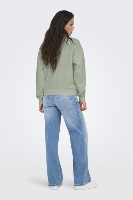 Only groene dames sweater | Model