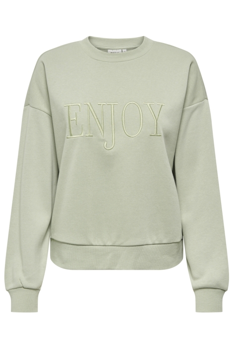 Only groene dames sweater | Vooraanzicht