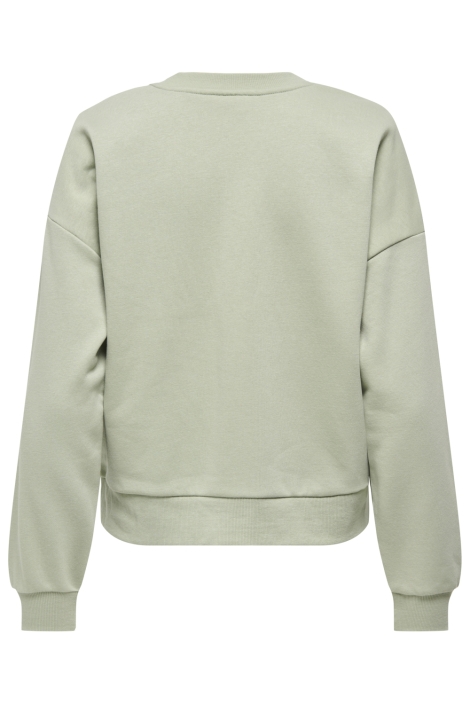 Only groene dames sweater | Achteraanzicht