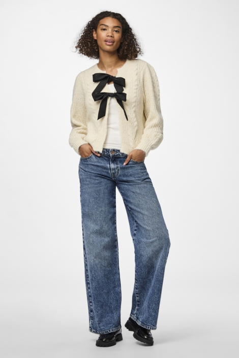 Pieces beige dames vest | Model