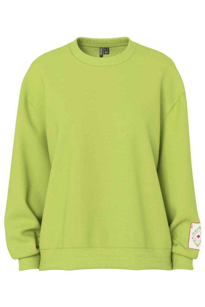 Pieces groene dames sweater | 