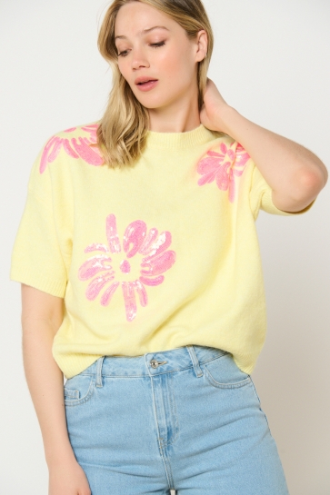 LolaLiza Trui N FLOFUN 04006843 5004 Yellow Pastel