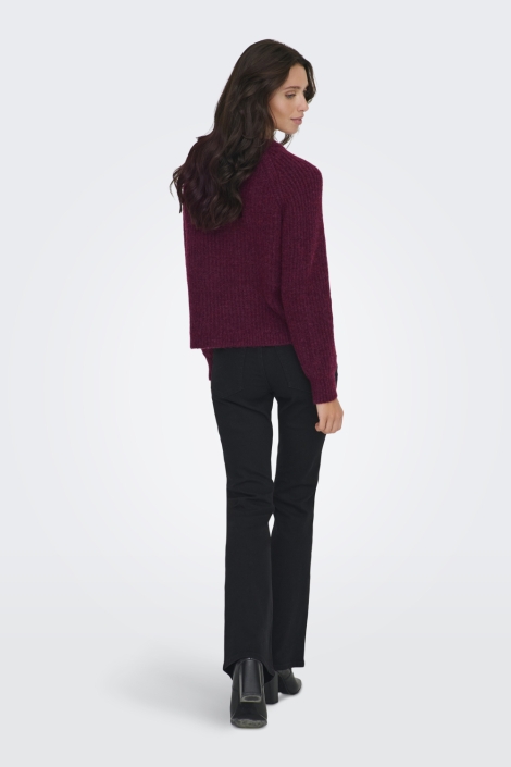 Only bordeaux dames trui | Model