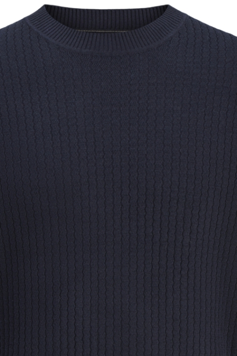 Jack & Jones blauwe heren trui | Close up