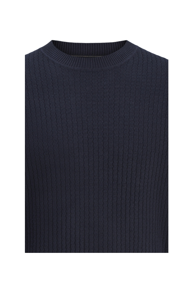 Jack & Jones blauwe heren trui | Close up