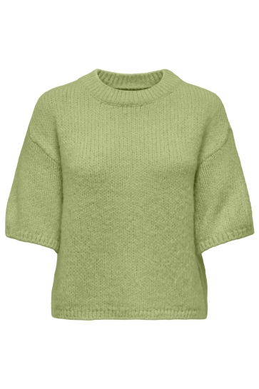 Jacqueline de Yong Trui JDYLINEA S/S PULLOVER O-NECK KNT NO 15367237 TARRAGON