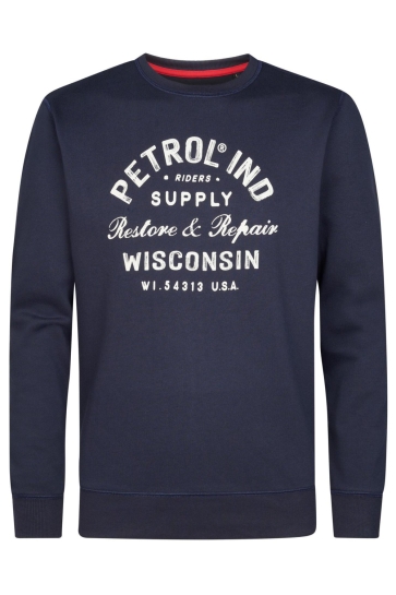 Petrol Industries SWEATER MET TEKST OPDRUK M 3050 SWR100 5092