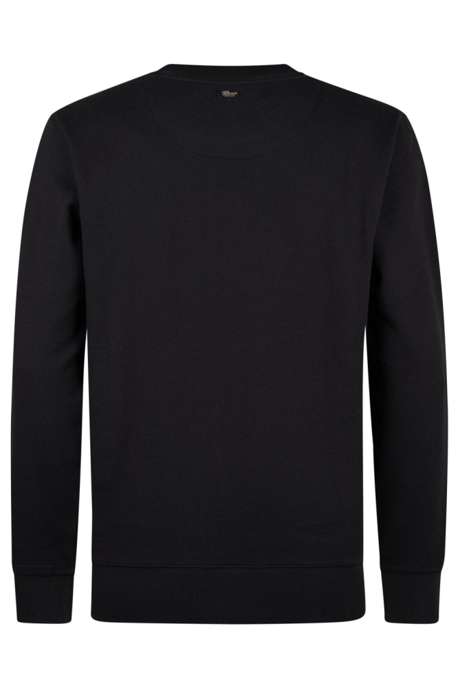 Petrol Industries blauwe heren sweater | Achteraanzicht