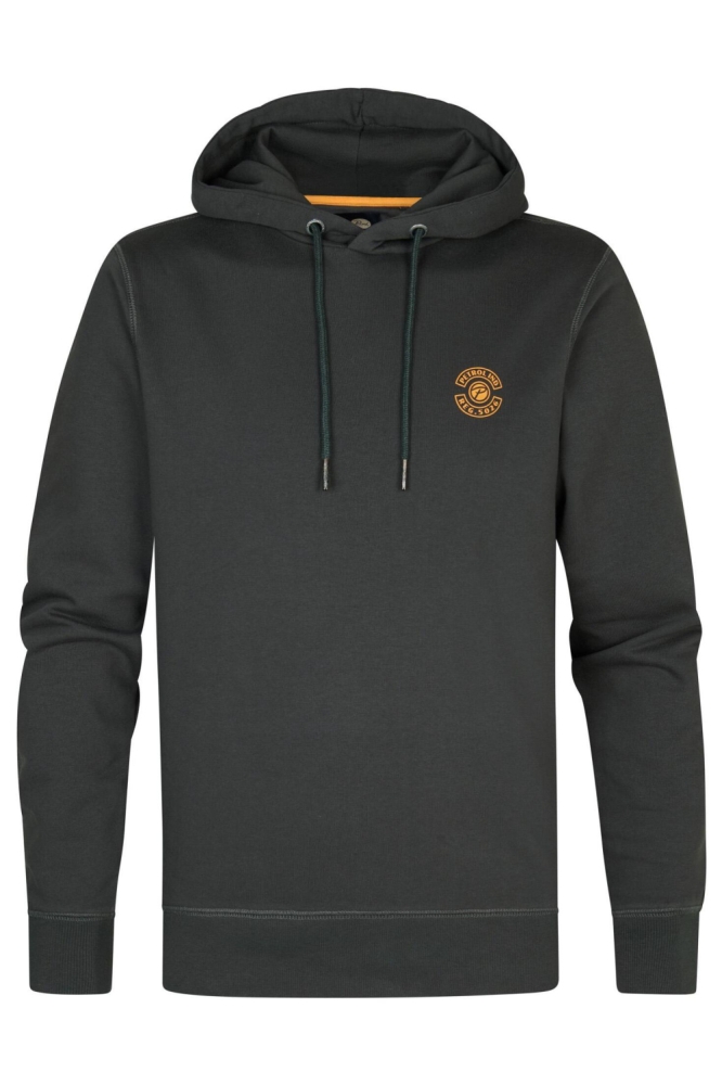 Petrol Industries grijze heren sweater | Vooraanzicht