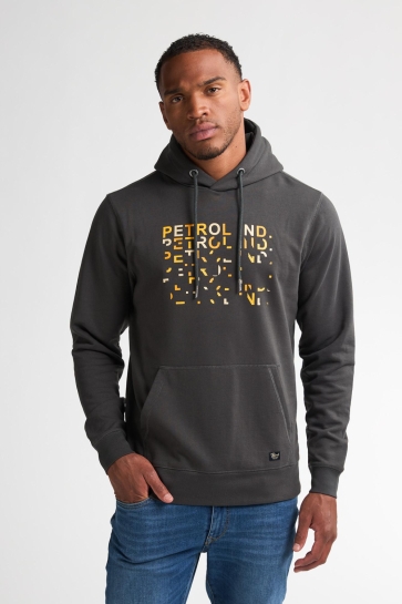 Petrol Industries SWEATER MET CAPUCHON EN TEKST M 3050 SWH136 9112