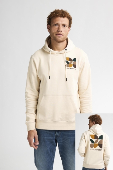 Petrol Industries SWEATER HOODED PRINT M 3050 SWH308 1108 Raw Sand