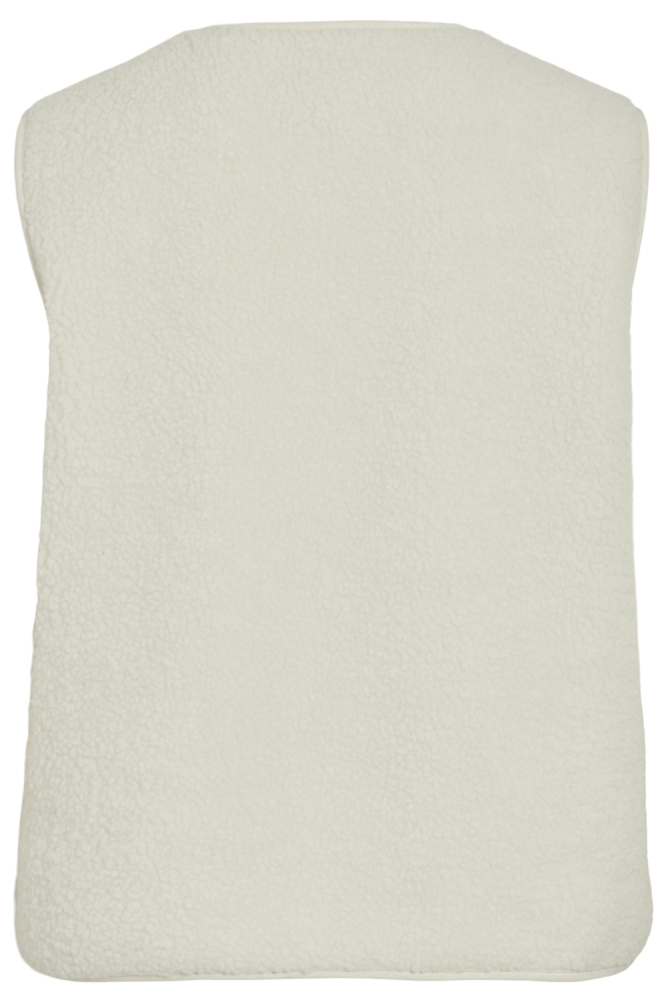 Vila beige dames gilet | Achteraanzicht