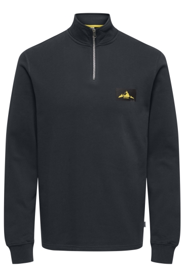 Only & Sons ONSTHOR REG SWEAT HALF ZIP CS 22036847 SKY CAPTAIN/PASSION FR