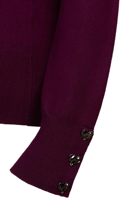 EsQualo paarse dames trui | Close up