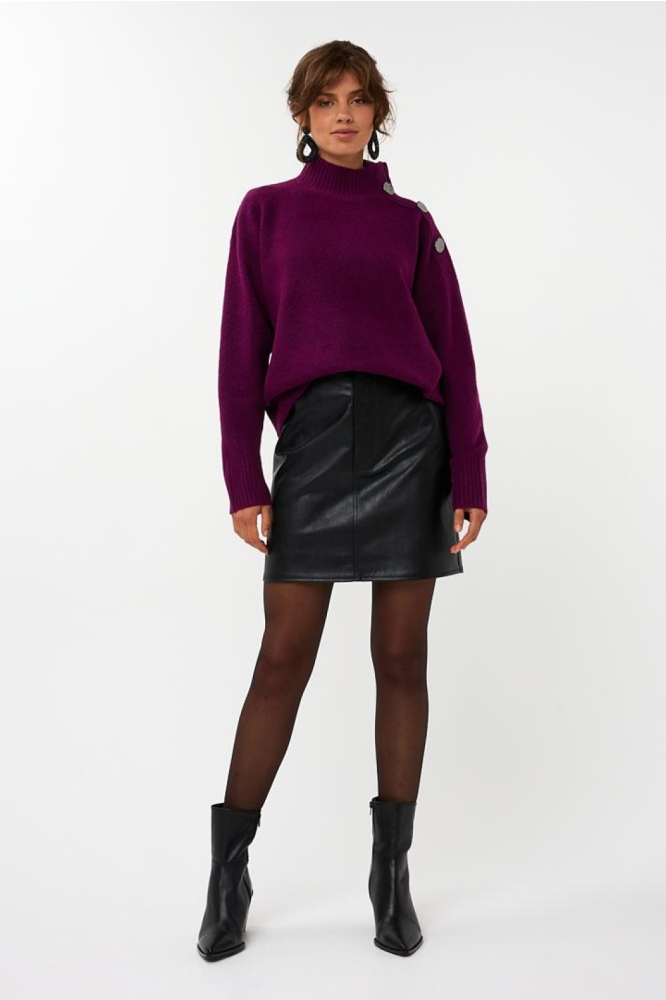 EsQualo paarse dames trui | Model