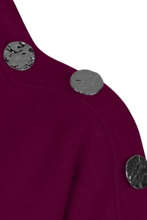 EsQualo paarse dames trui | Close up