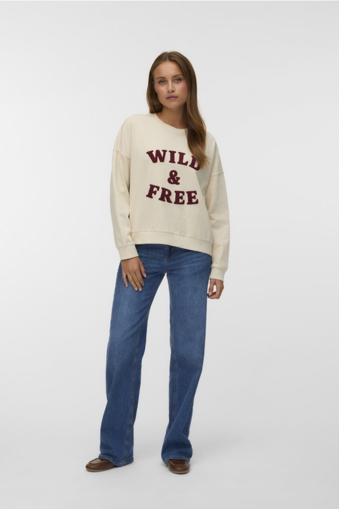 Vero Moda beige dames sweater | Model