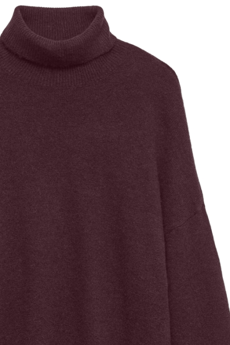Vero Moda bordeaux dames trui | Close up
