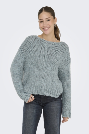 Only Trui ONLMILLE LS O-NECK KNT 15358518 Arona/Reff Water