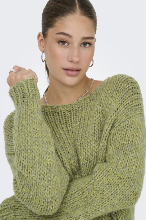 Only groene dames trui | Close up