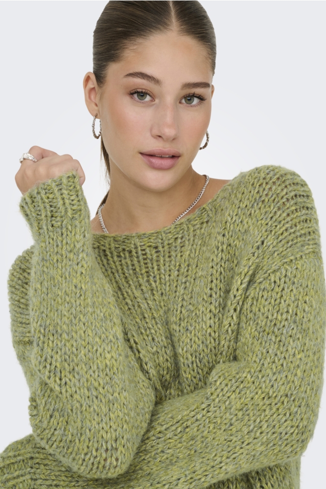 Only groene dames trui | Close up
