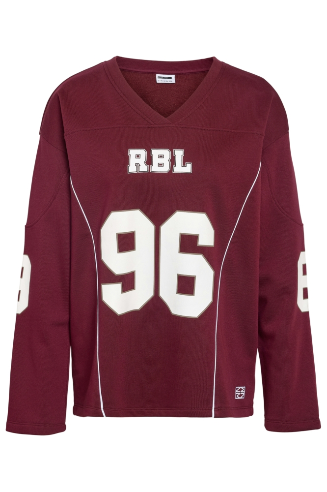 Noisy may bordeaux dames sweater | Vooraanzicht