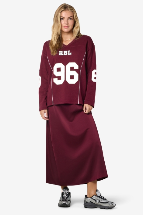 Noisy may bordeaux dames sweater | Model