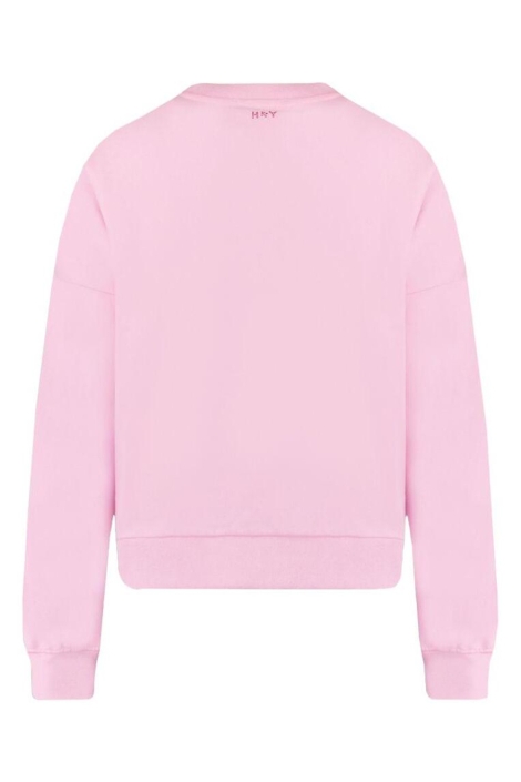 Harper & Yve blauwe dames sweater | Achteraanzicht