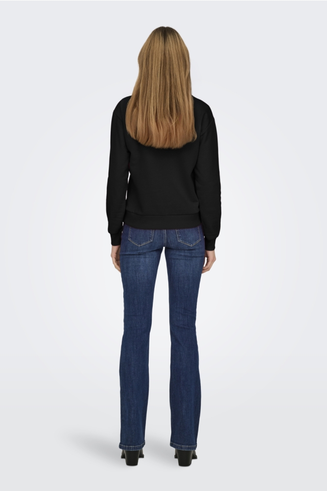 Jacqueline de Yong zwarte dames trui | Model