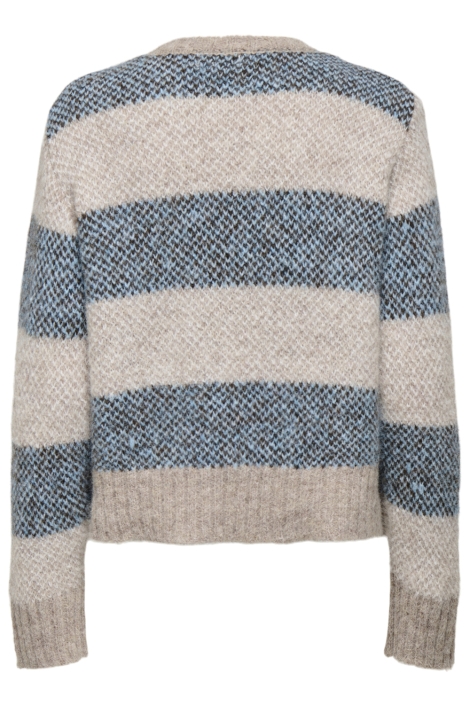 Jacqueline de Yong zand dames trui | Achteraanzicht