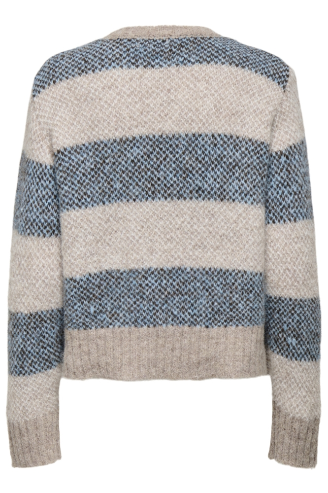 Jacqueline de Yong zand dames trui | Achteraanzicht