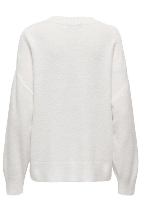 Jacqueline de Yong witte dames trui | Achteraanzicht