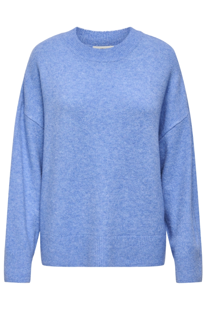 Jacqueline de Yong blauwe dames trui | Vooraanzicht