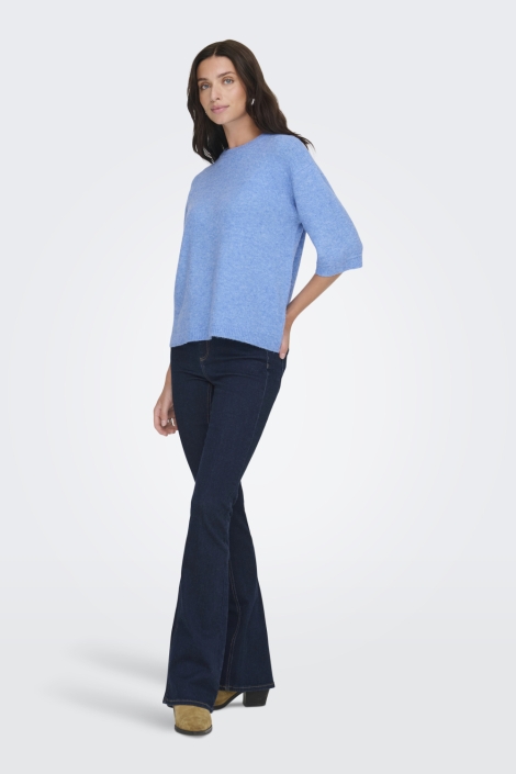 Jacqueline de Yong blauwe dames trui | 