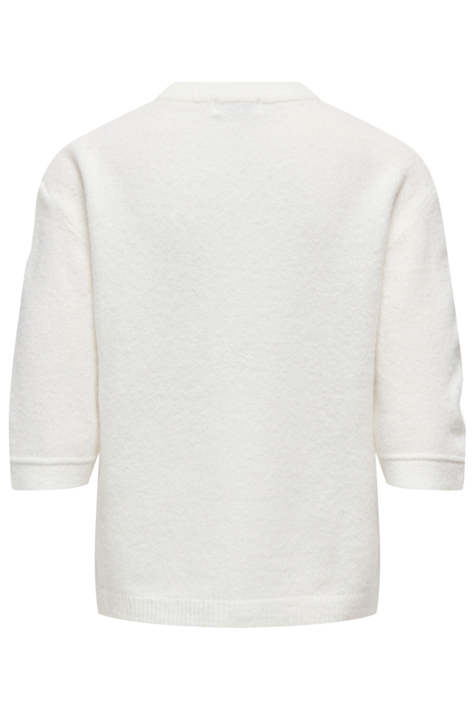 Jacqueline de Yong witte dames trui | Achteraanzicht