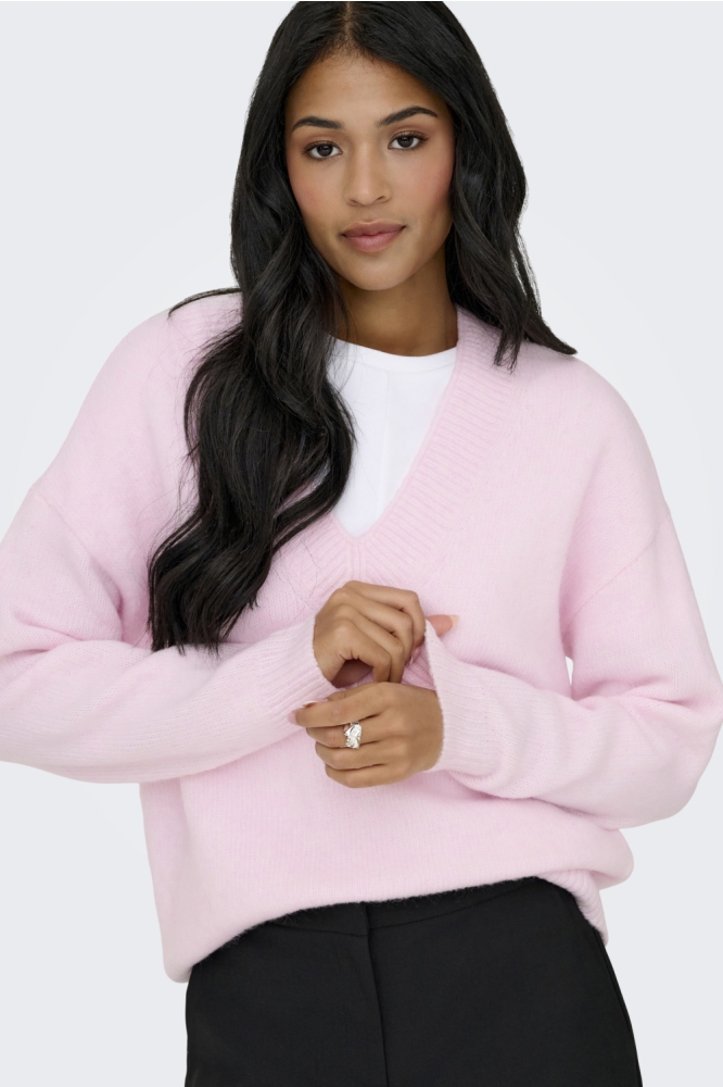 Jacqueline de Yong roze dames trui | 