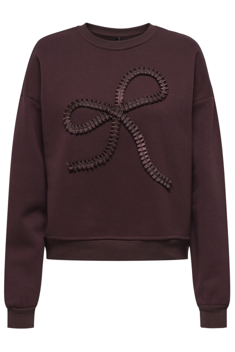 Only bruine dames sweater | Vooraanzicht