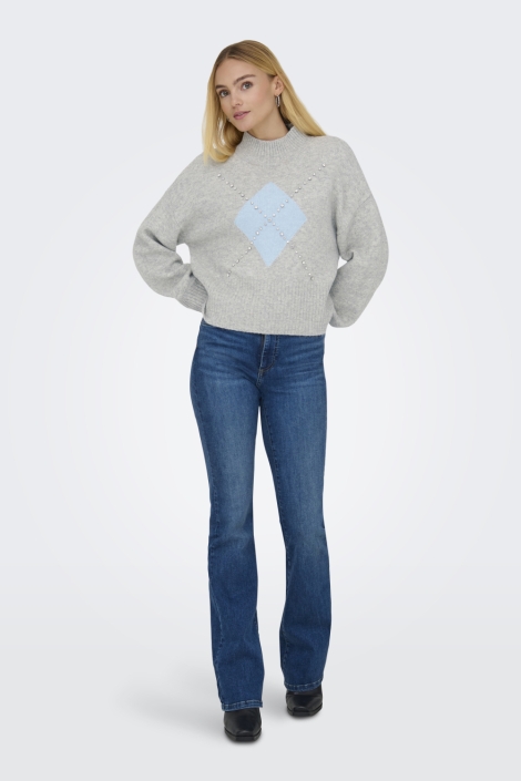 Only grijze dames trui | Model