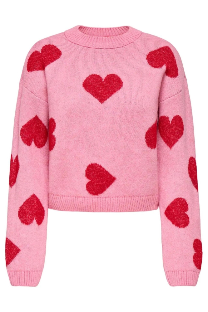 Only roze dames trui | Vooraanzicht