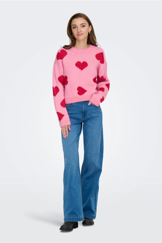 Only roze dames trui | Model