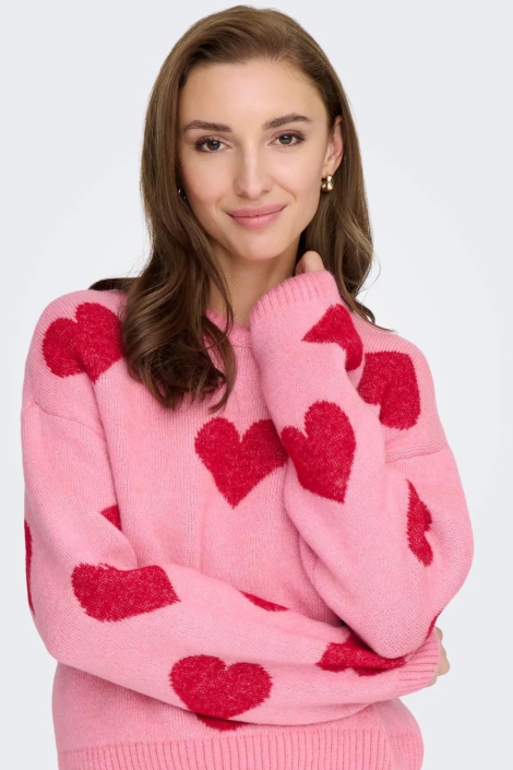 Only roze dames trui | Close up