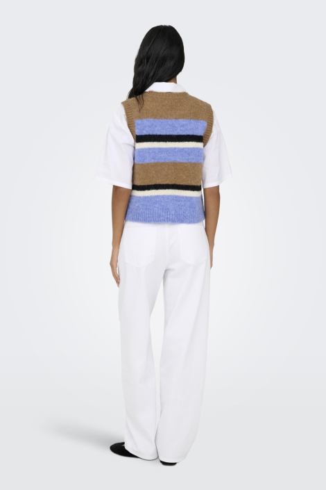 Only bruine dames gilet | Model