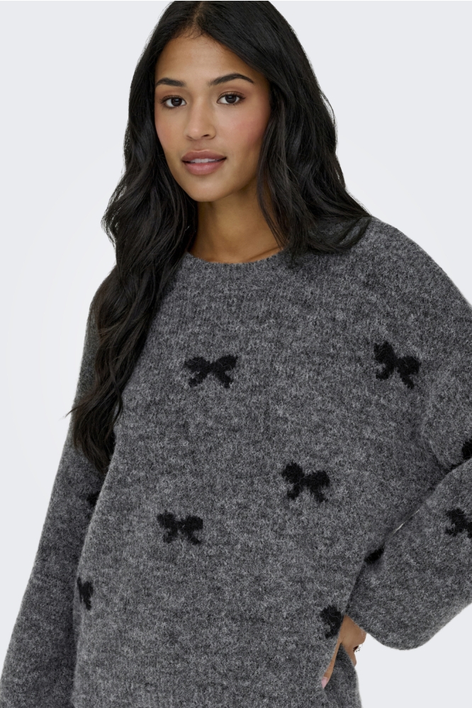 Only grijze dames trui | Close up