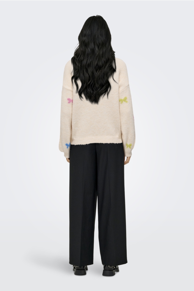 Only beige dames trui | Model