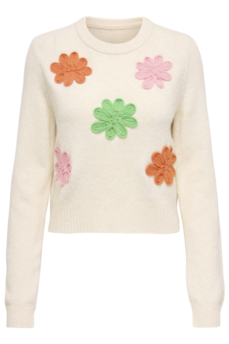 Only beige dames trui | Vooraanzicht