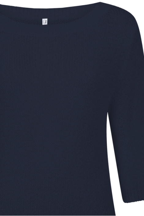 Zoso blauwe dames trui | Close up